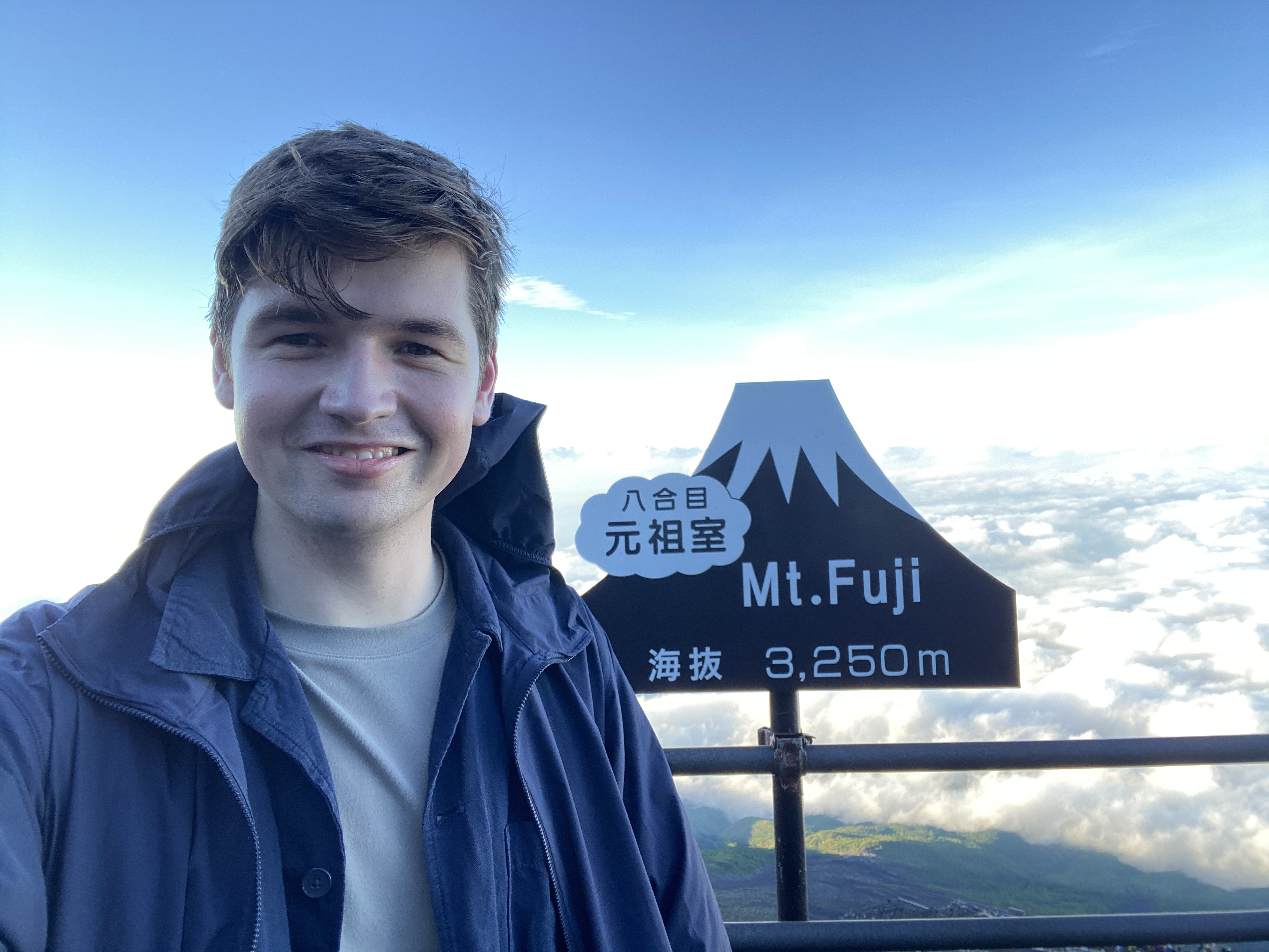 Fedde on mount Fuji